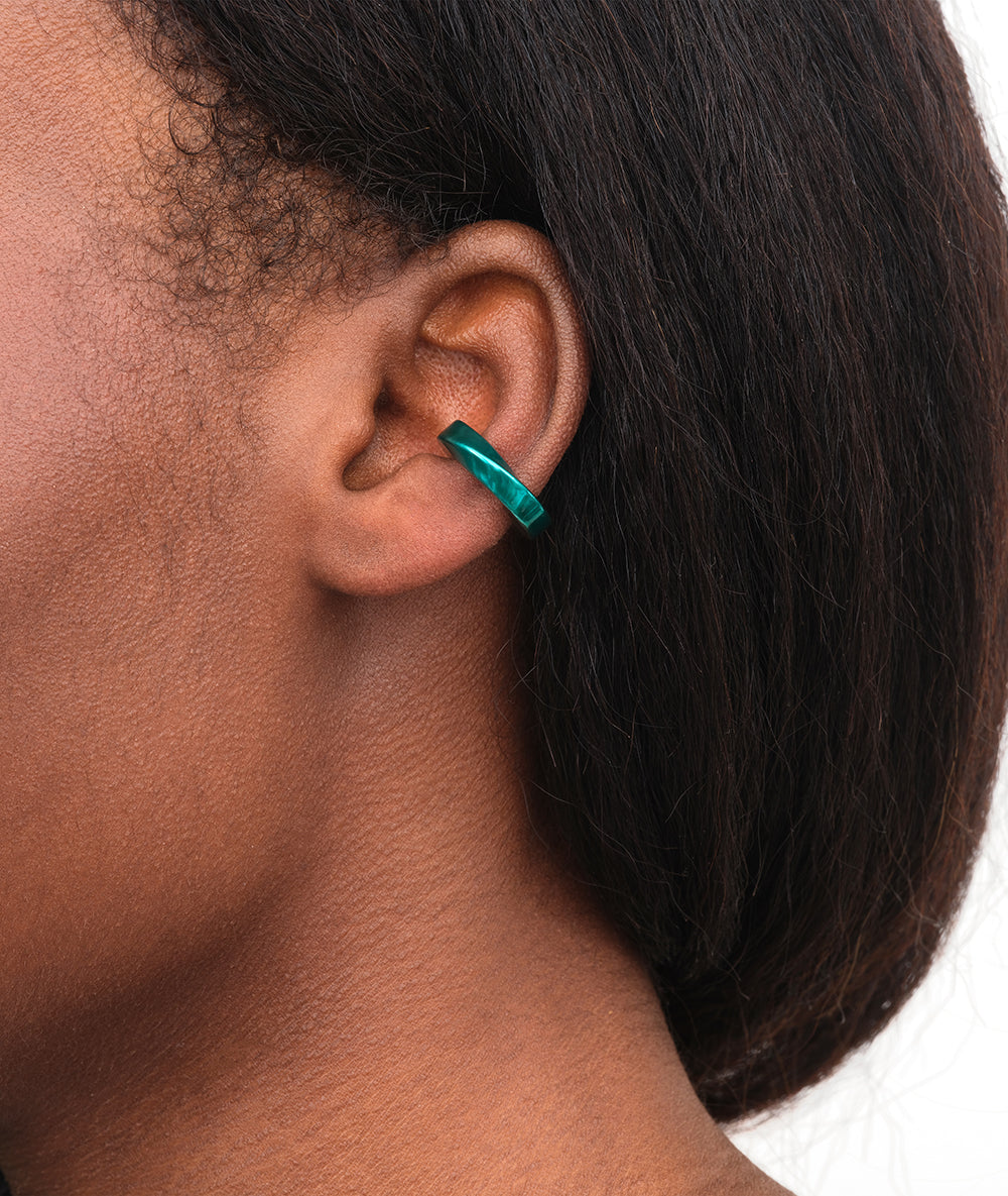 Ear cuff torsadé turquoise Honor M T