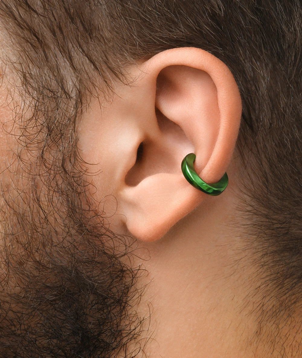 Ear cuff torsadé vert Honor S SG