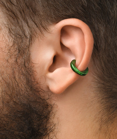 Ear cuff torsadé vert Honor S SG - YParis