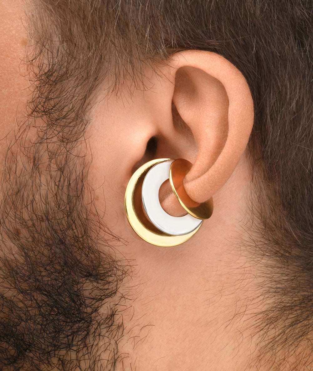Ear cuff triple bicolore Tripler Bi