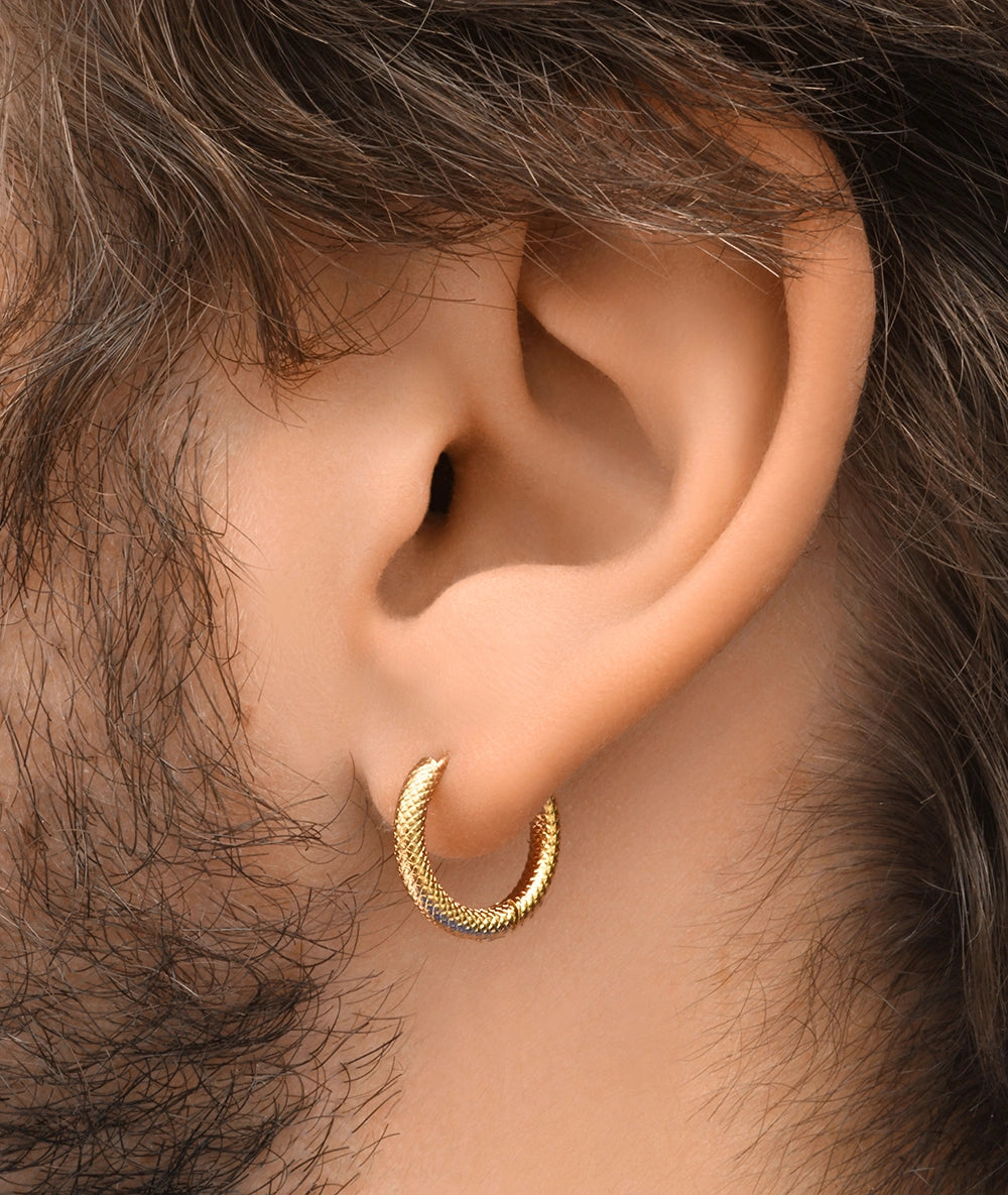 PARKER GL Gold Hoop Earrings