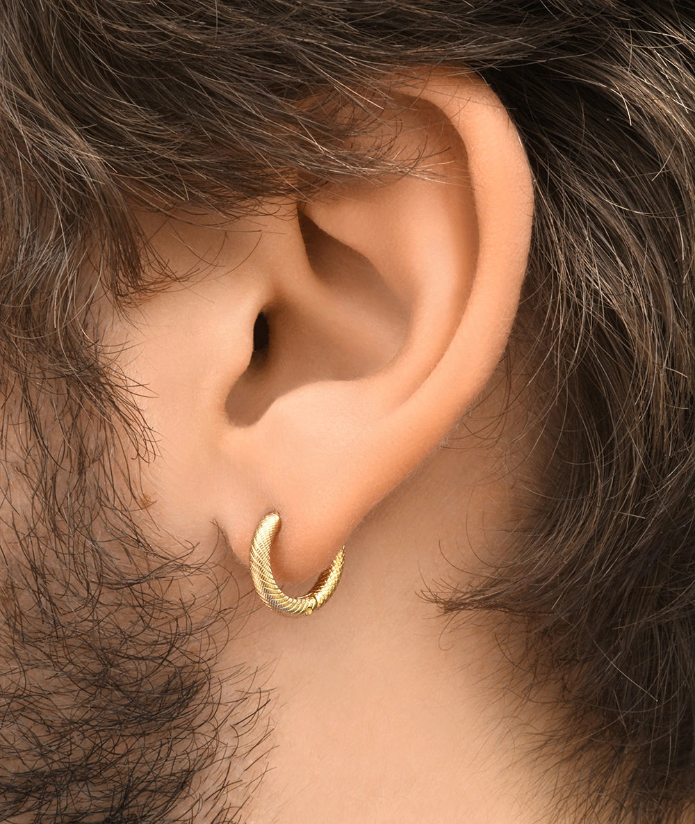 PARKER GM Gold Hoop Earrings
