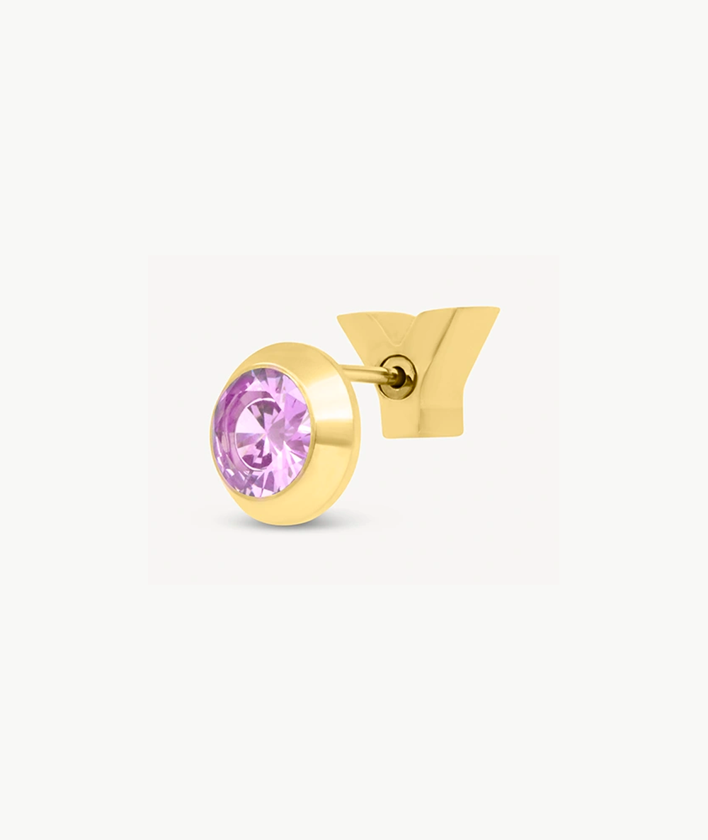 Triple gold ear cuff with zirconiums Ridley Star G