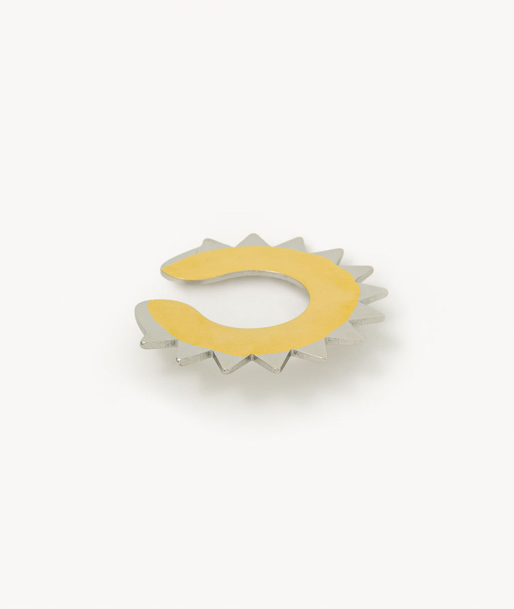 Ear cuff Bicolore flat spade, Xen Bi