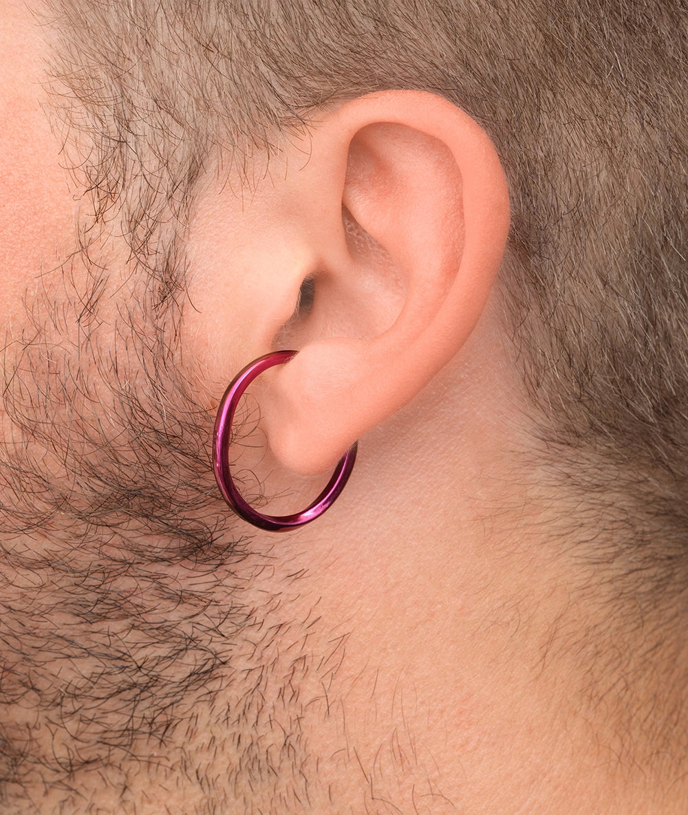 Ear cuff créole fuschia Kylar P