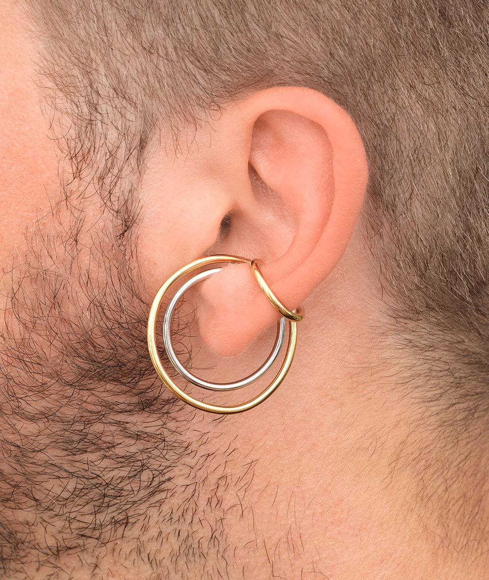 Ear cuff créole triple bicolore Lily BI