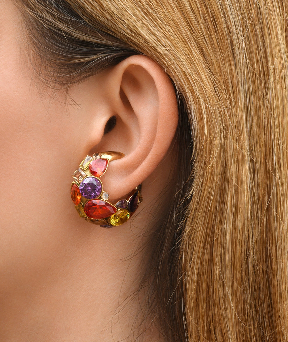 Ear cuff golden stones Orion G