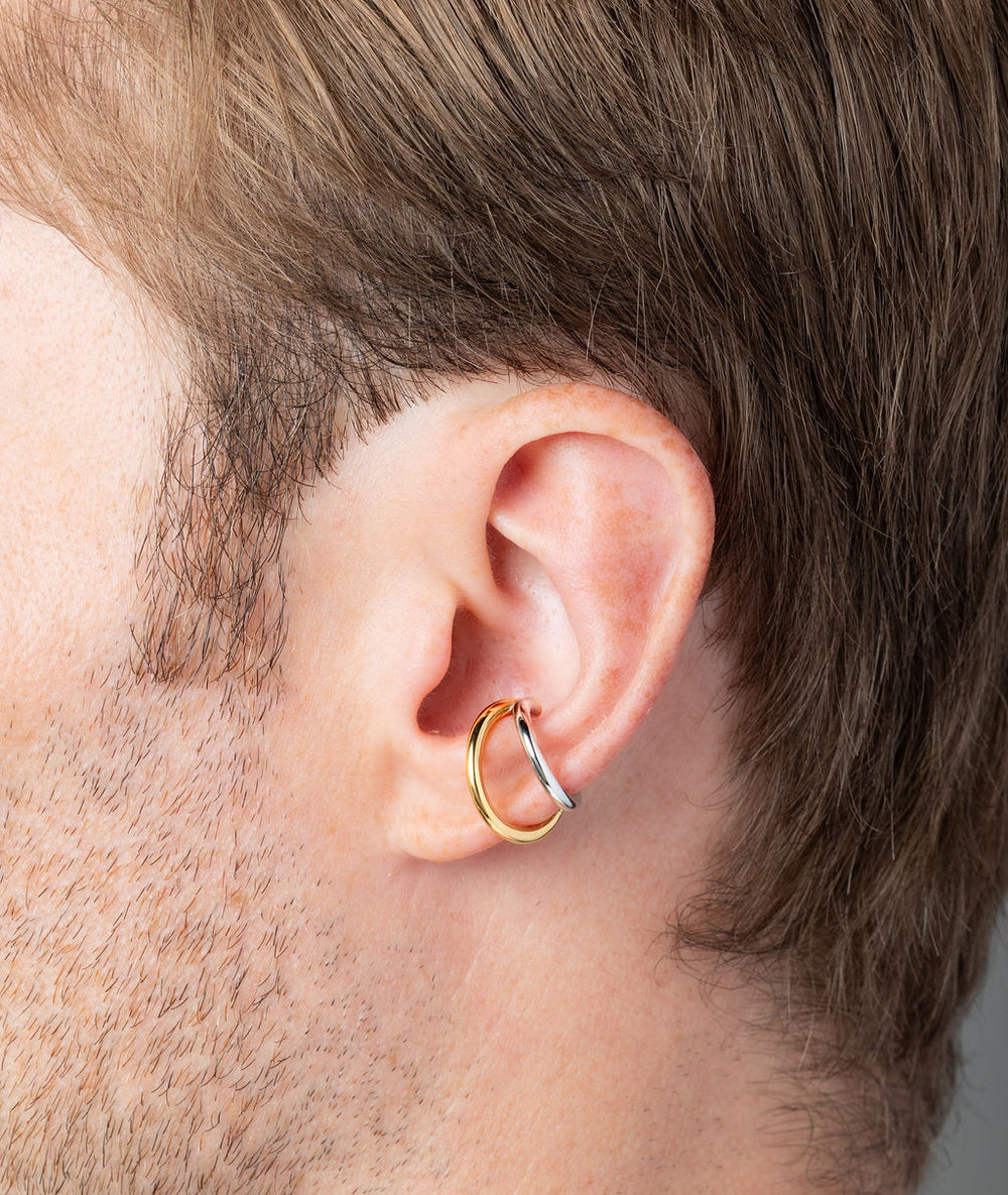 Ear cuff double bicolore Bully double Bi