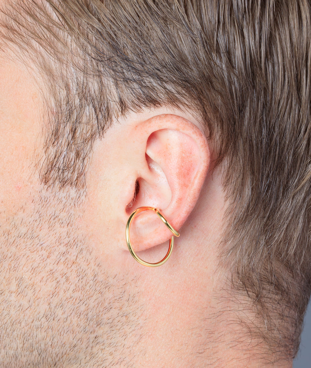 Ear cuff double doré Lou G