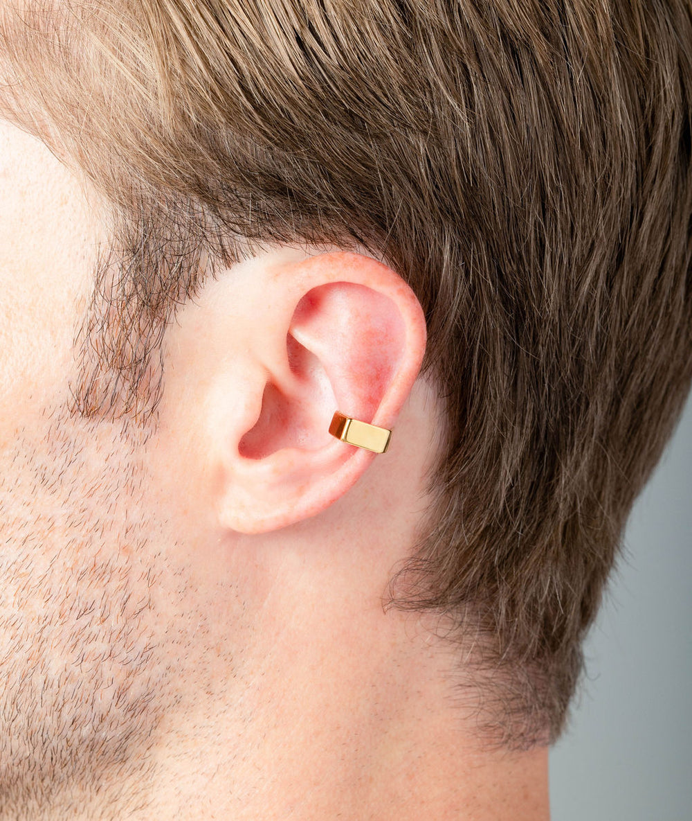 Gold geometric ear cuff Francis G