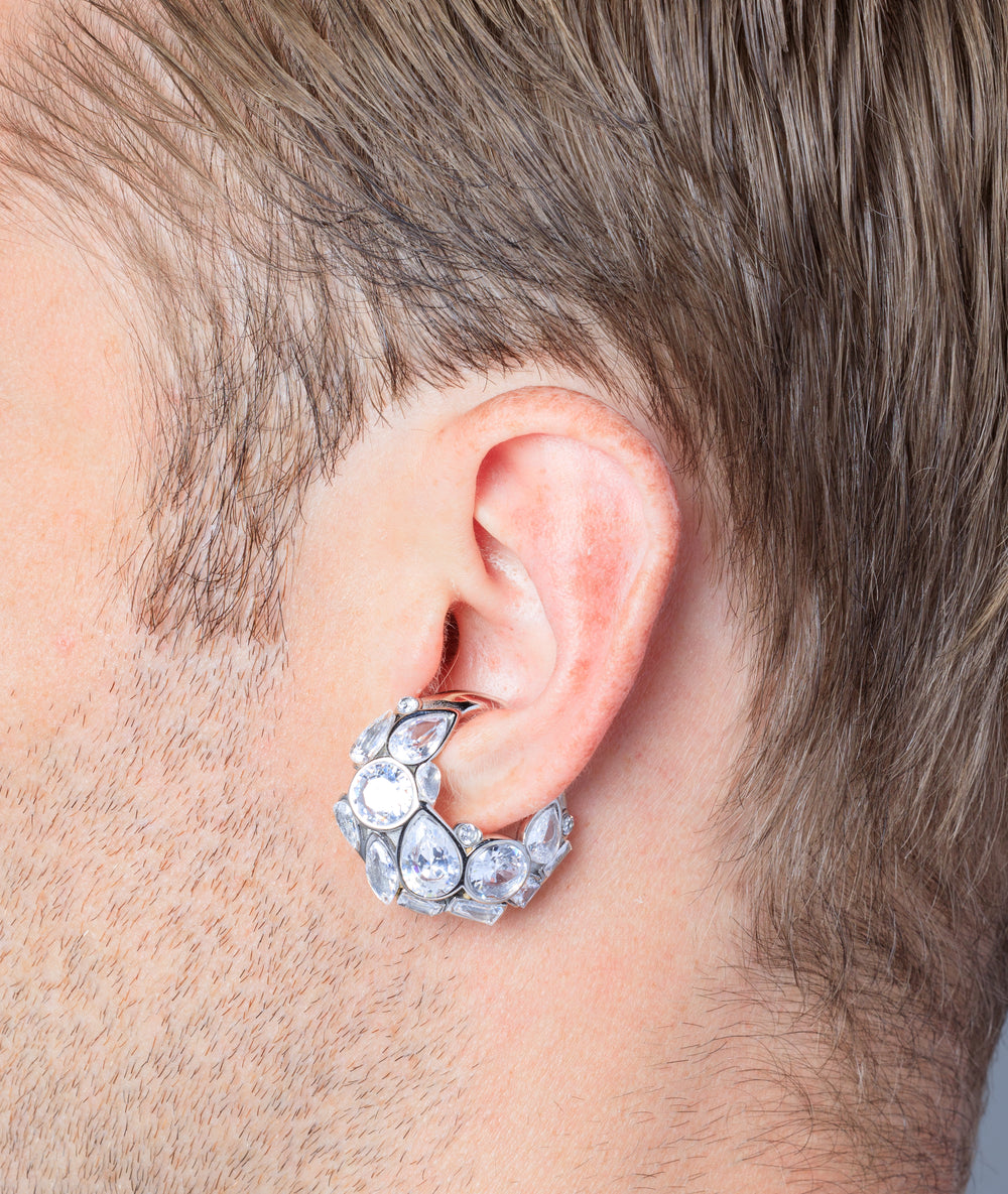 Ear cuff stones silver Orion S