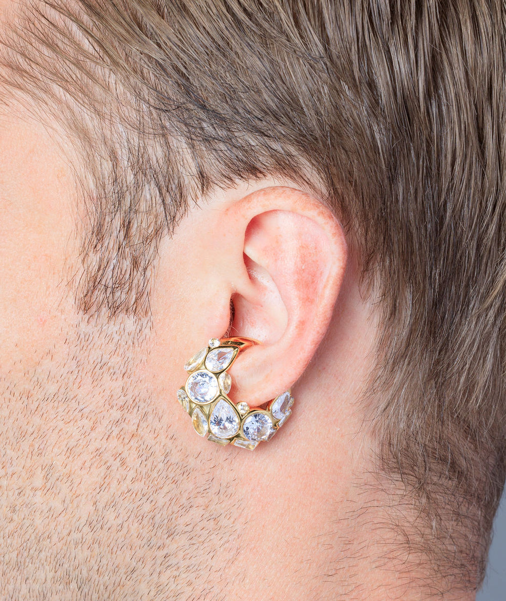 Ear cuff pierres doré Orion G