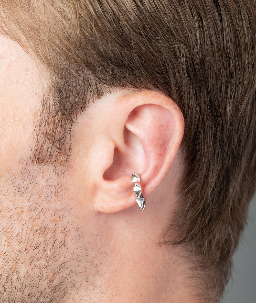 Ear cuff piques argenté Pike S