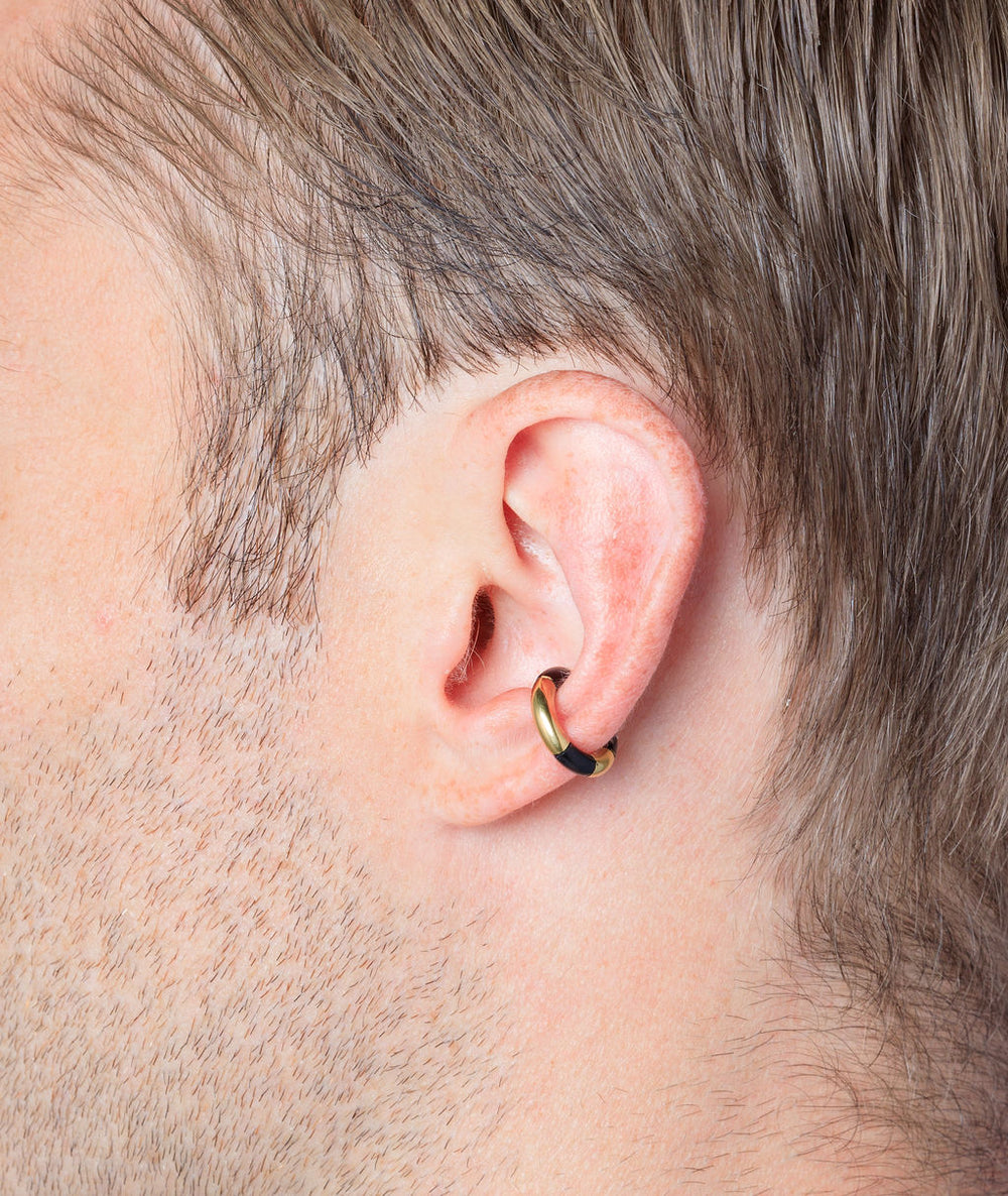 Blake GB two-tone round ear cuff