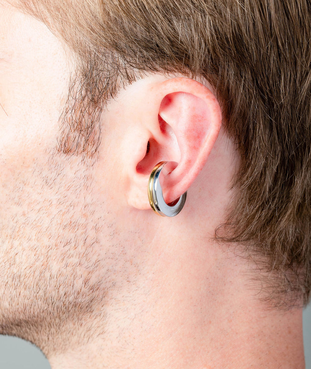 Ear cuff rond bicolore Chance Bi
