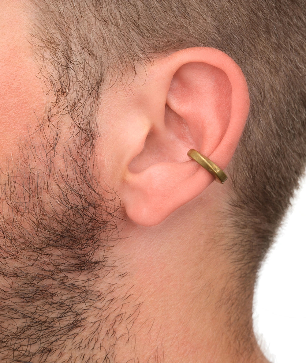 Ear cuff torsadé doré effet vintage Honorito VG