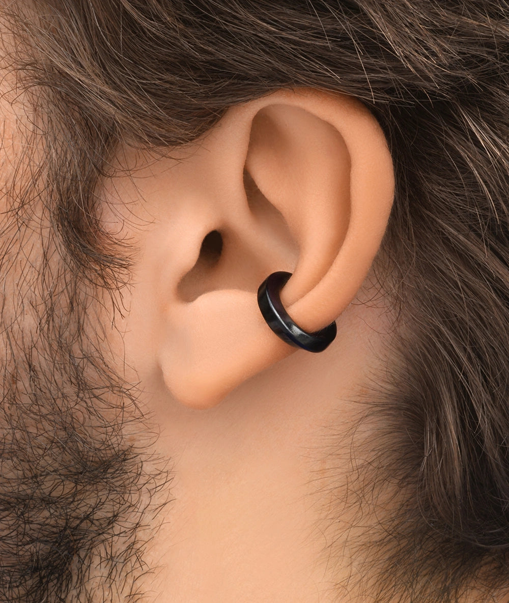 Black twisted ear cuff Honor S BL