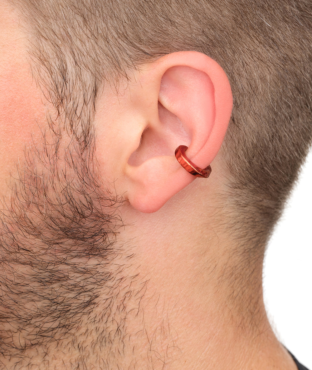 Ear cuff torsadé orange Honorito O