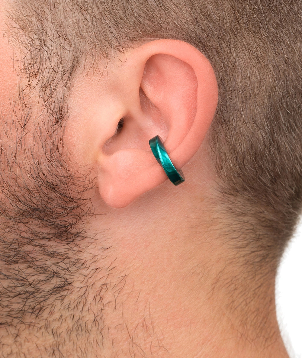 Ear cuff torsadé turquoise Honor M T