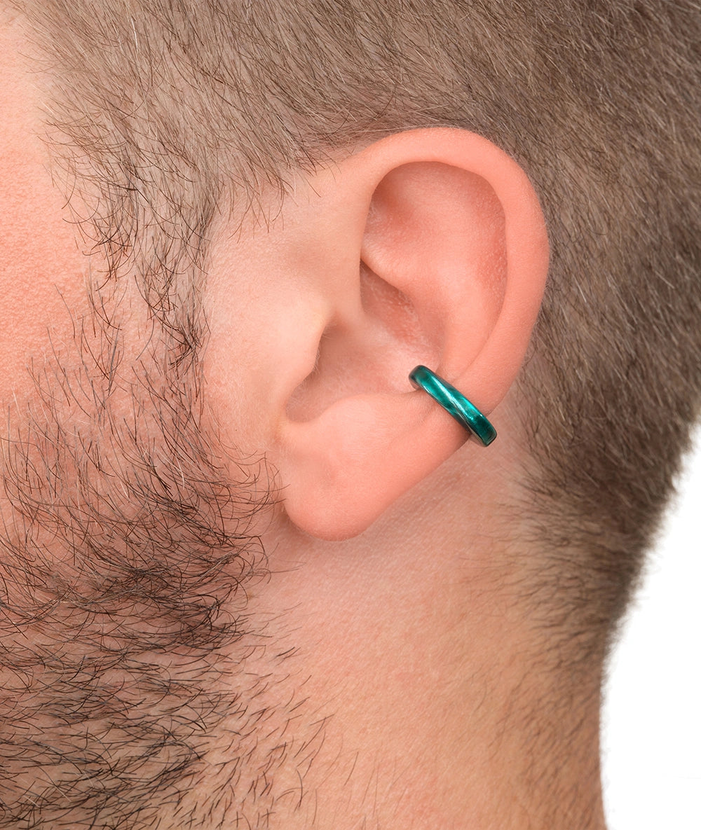 Ear cuff torsadé turquoise Honorito T