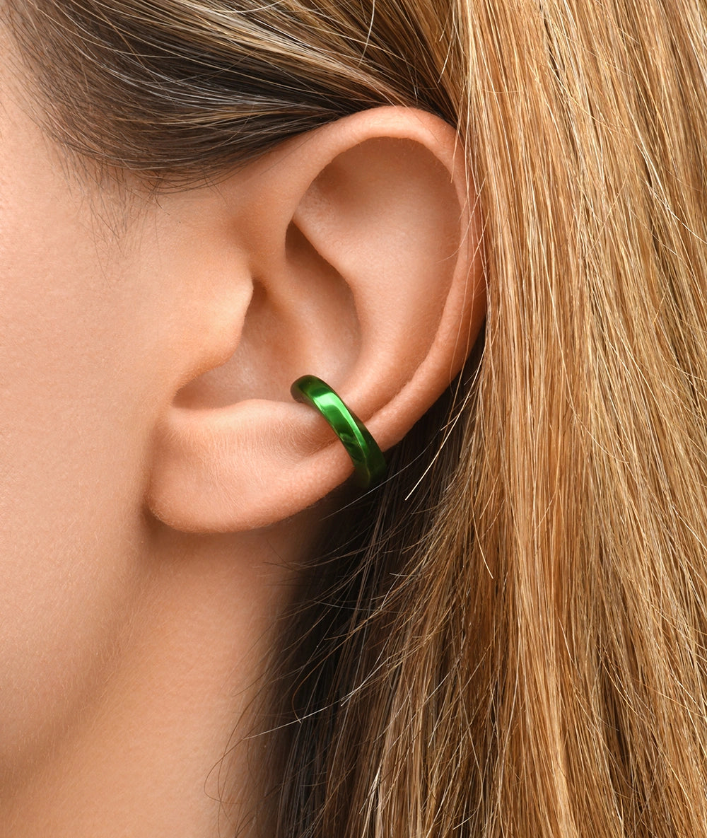 Ear cuff torsadé vert Honor S SG
