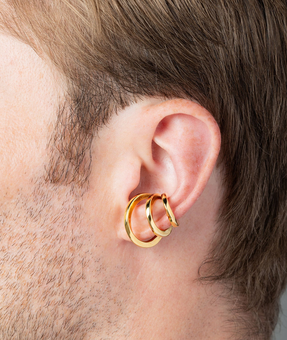 Ear cuff triple doré Ridley G