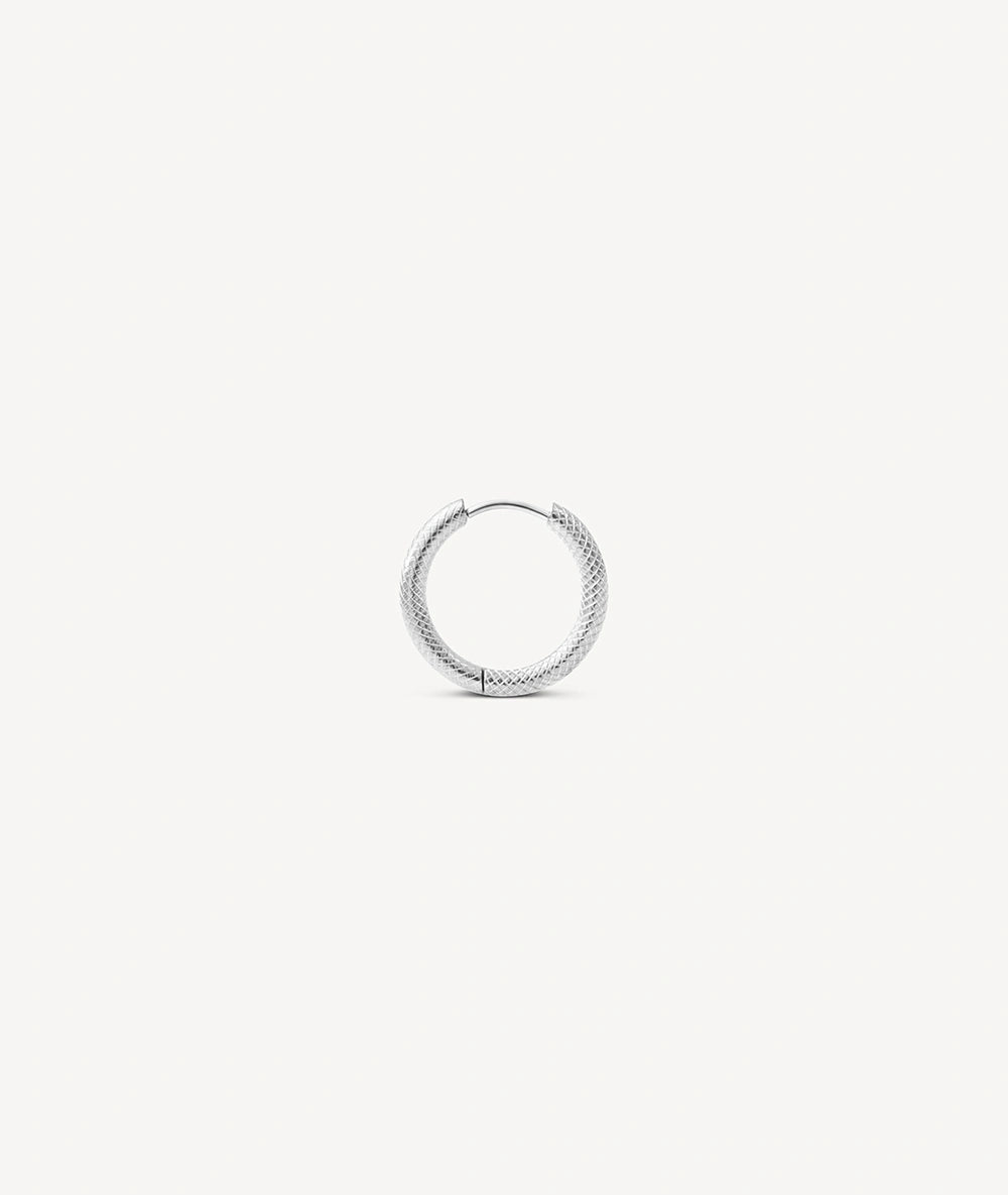 PARKER S XL Silver Hoop Earrings