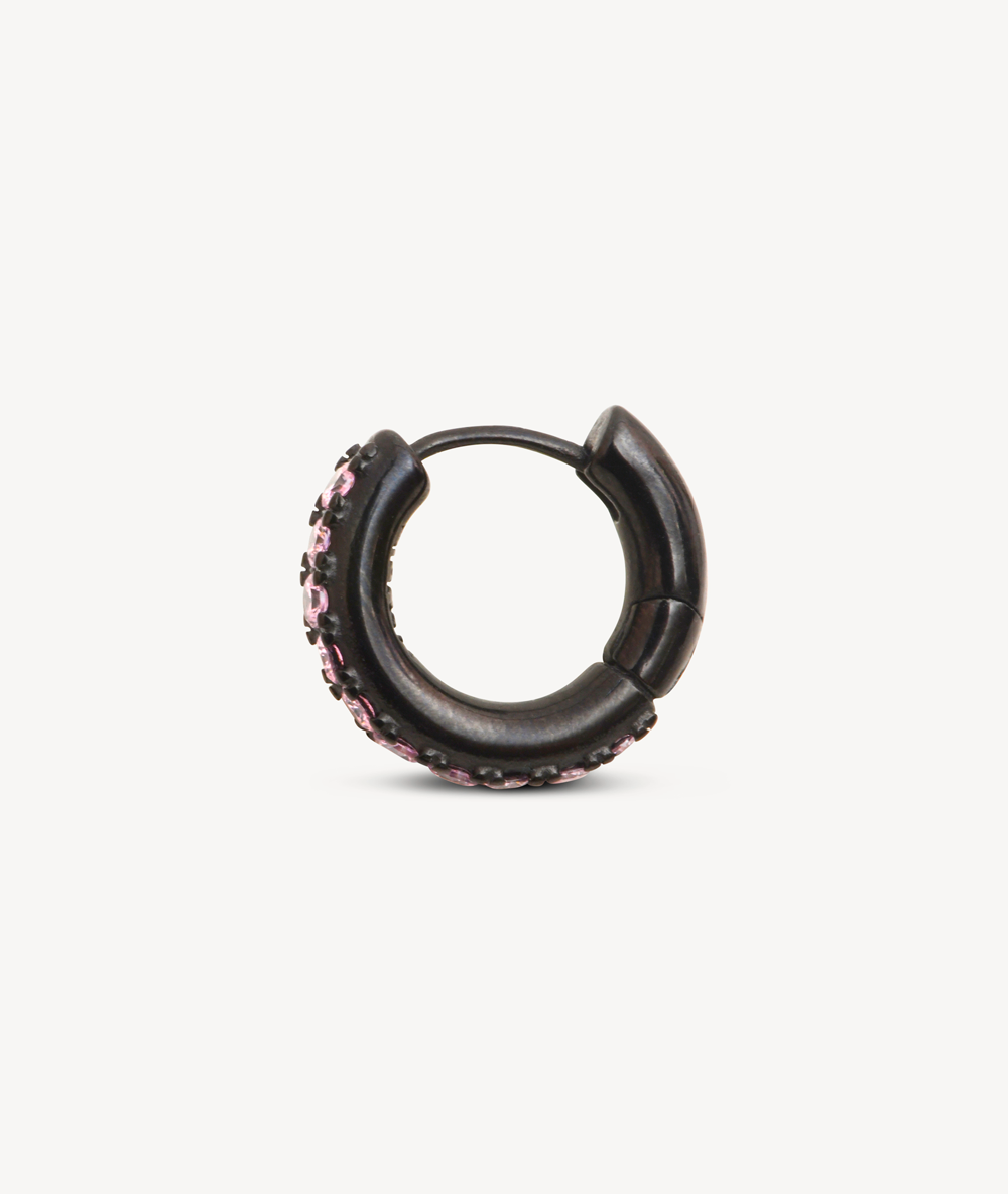 Silver creole earring, Willie S