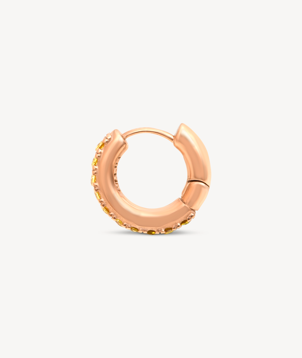 Silver creole earring, Willie S