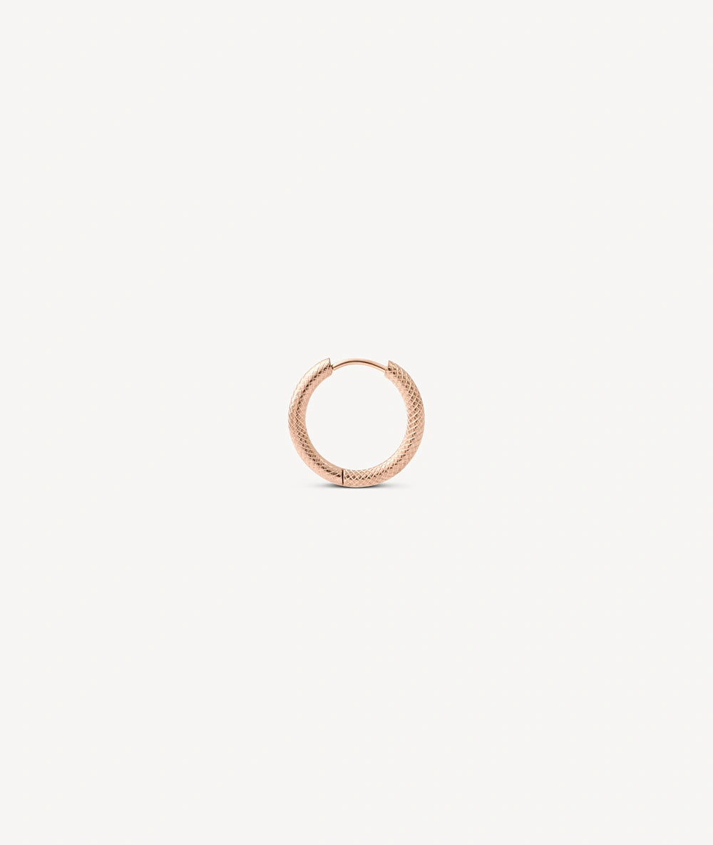 PARKER RG L Rose Gold Hoop Earrings