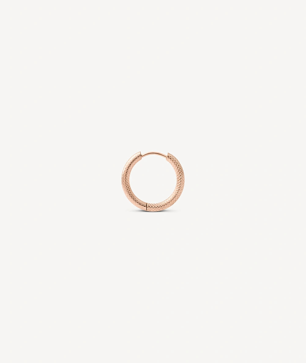 PARKER RG XL Rose Gold Hoop Earrings