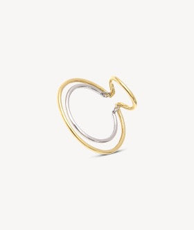 Ear cuff créole triple bicolore Lily BI