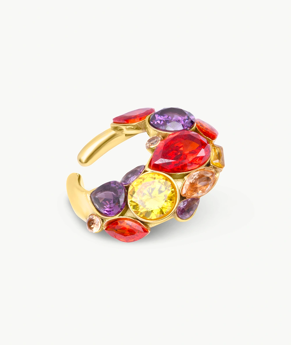 Ear cuff golden stones Orion G