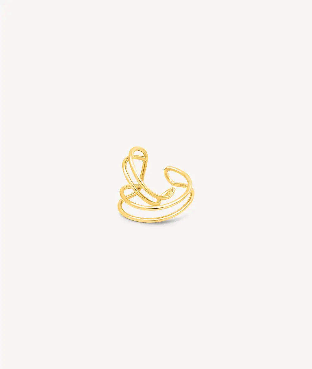Ear cuff double doré VENUS G