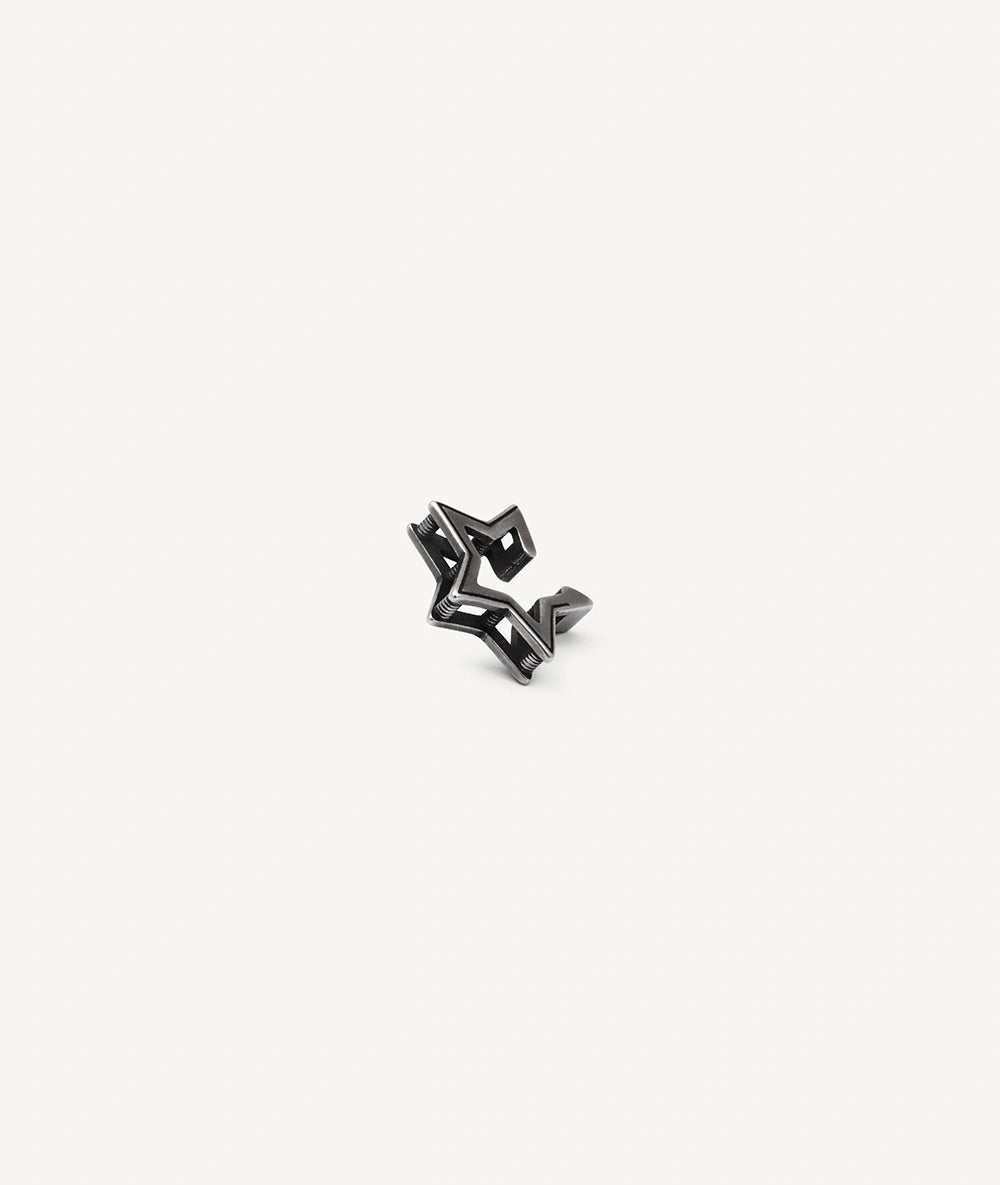 Ear cuff étoile argenté effet vintage RAI VS