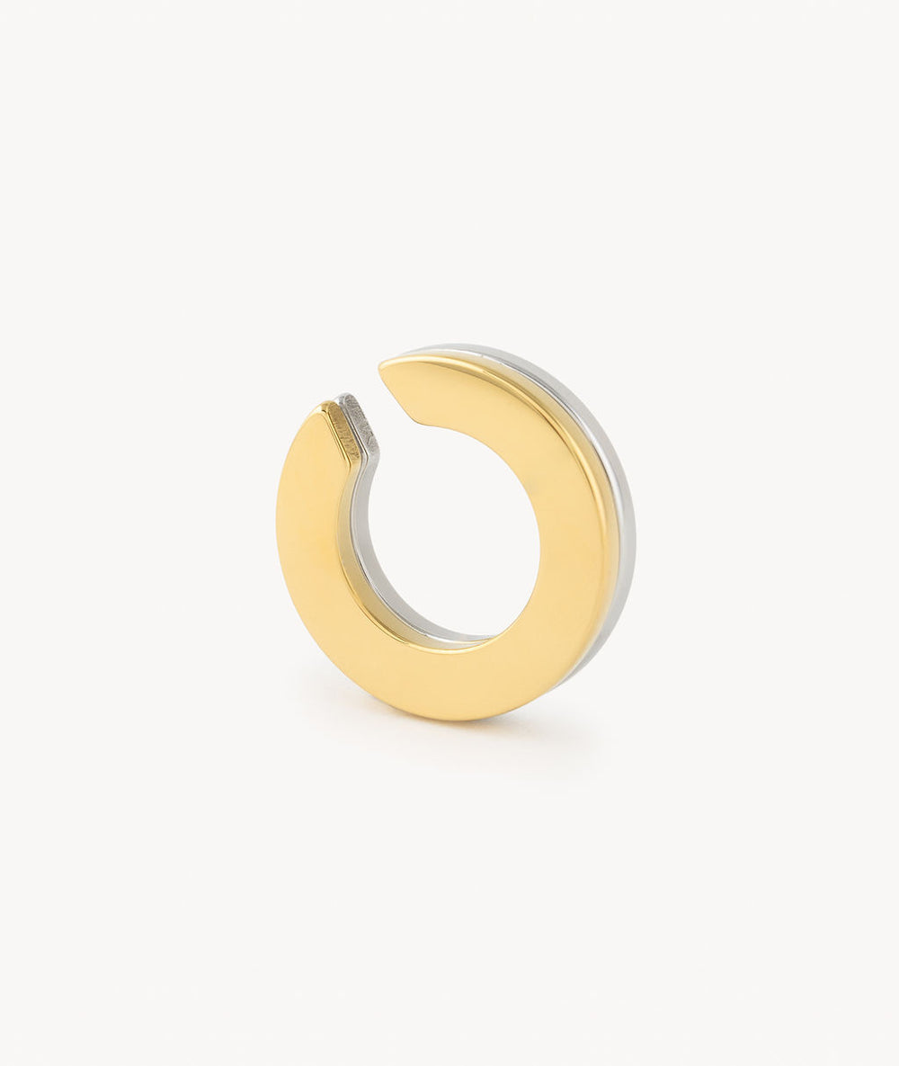 Ear cuff rond bicolore Chance Bi