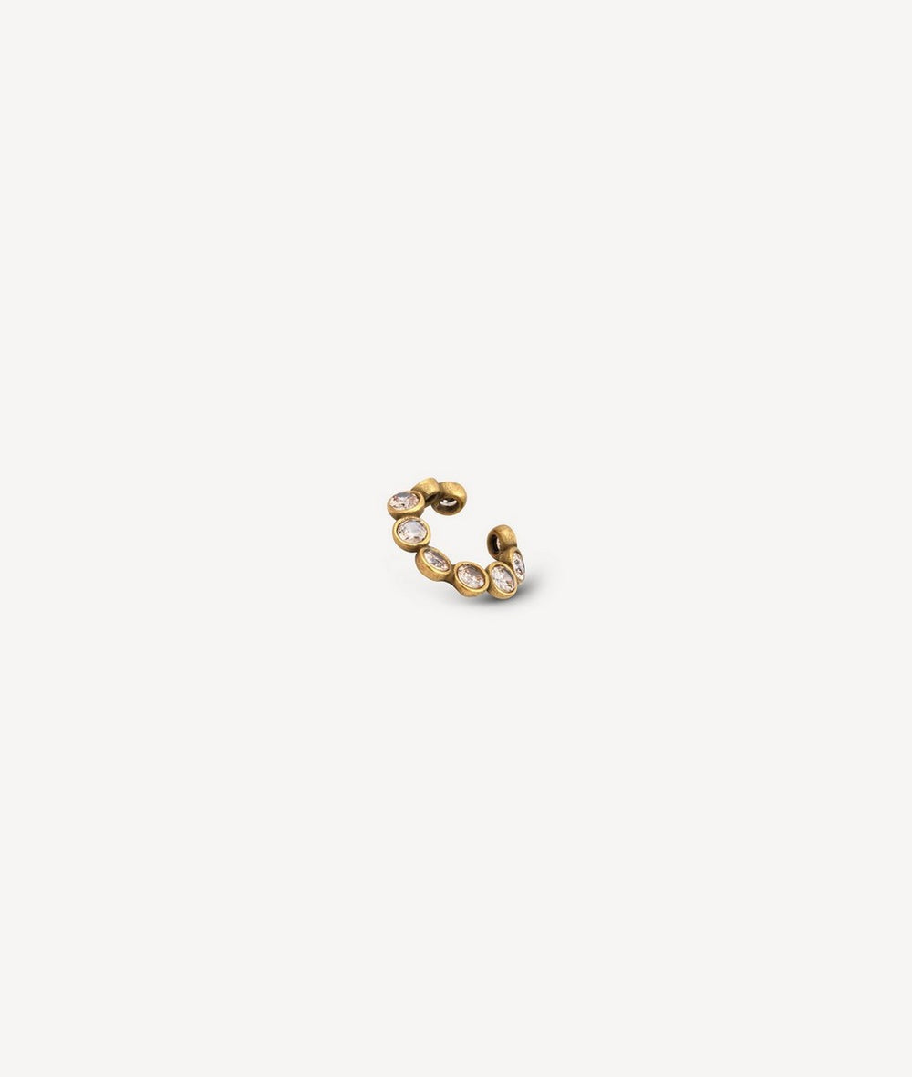ANATA VG round gold-tone ear cuff with vintage effect