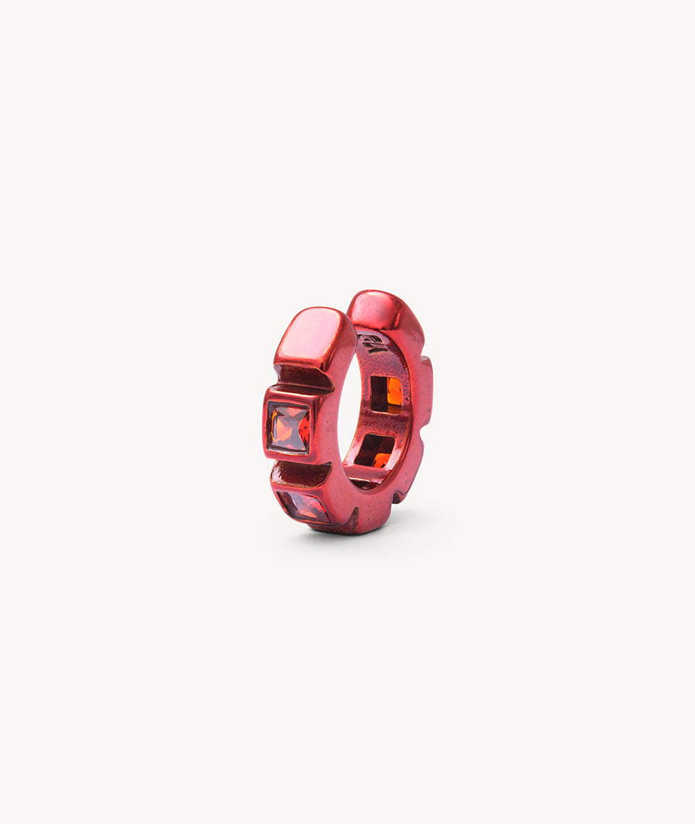 Ear cuff rouge zircons rouges Dibba L R