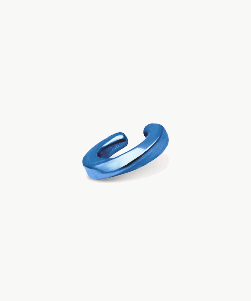 Honor S silver twisted ear cuff