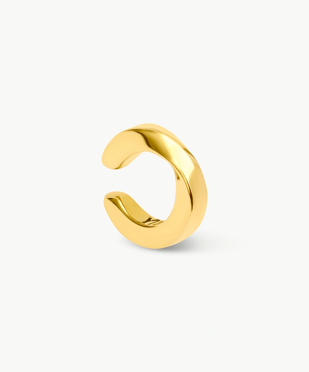 Honor S silver twisted ear cuff