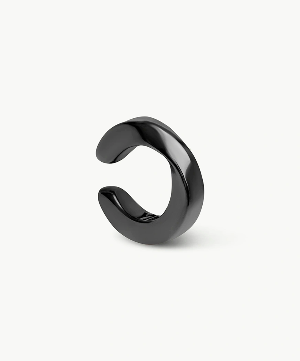 Honor S silver twisted ear cuff