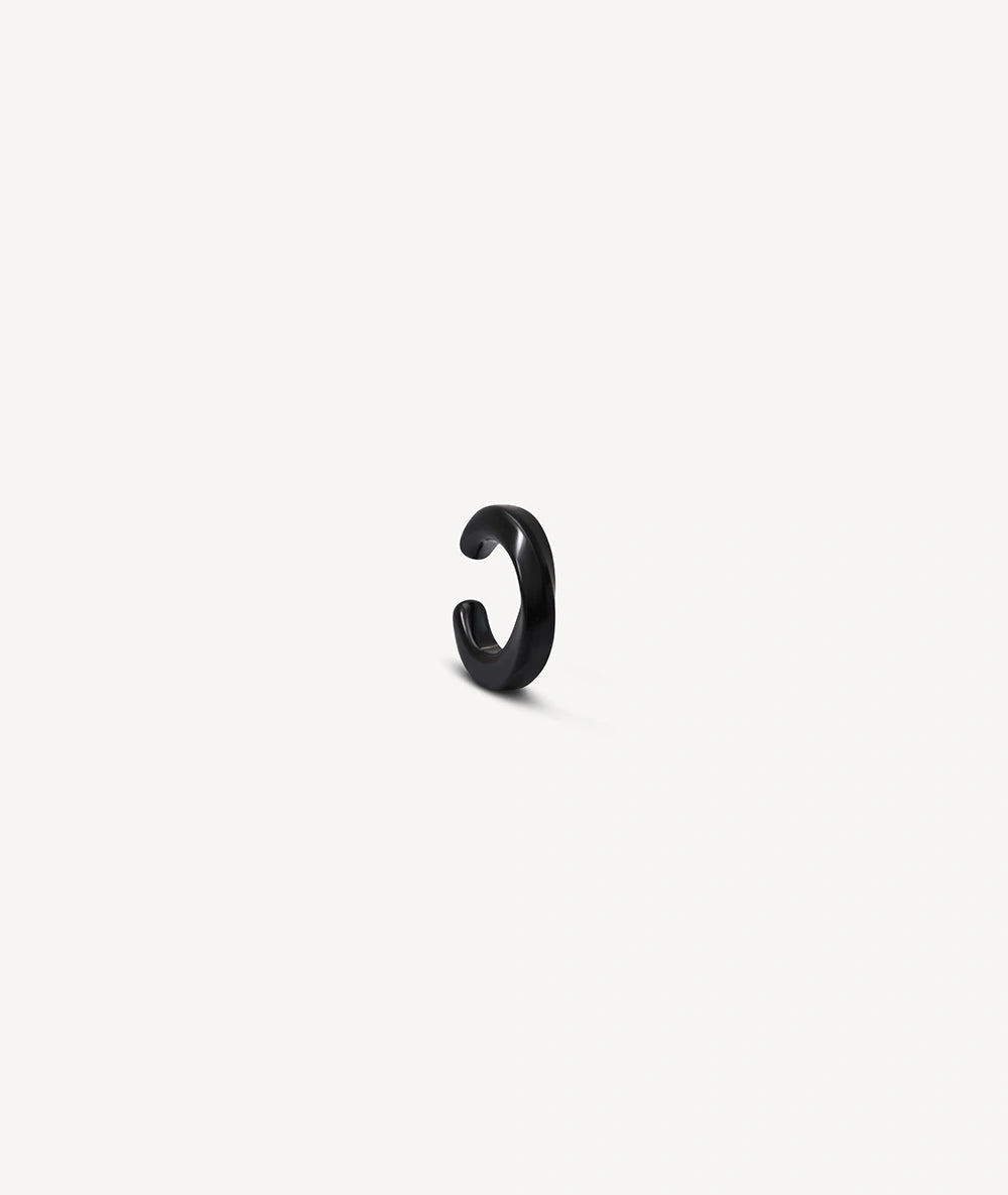 Black twisted ear cuff Honor S BL