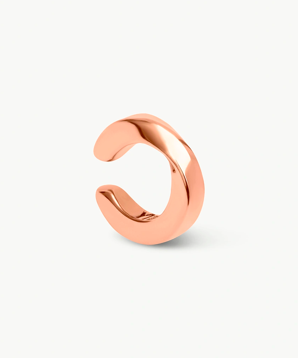 Honor S silver twisted ear cuff