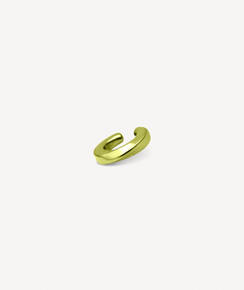 Ear cuff torsadé vert Honor S citrus