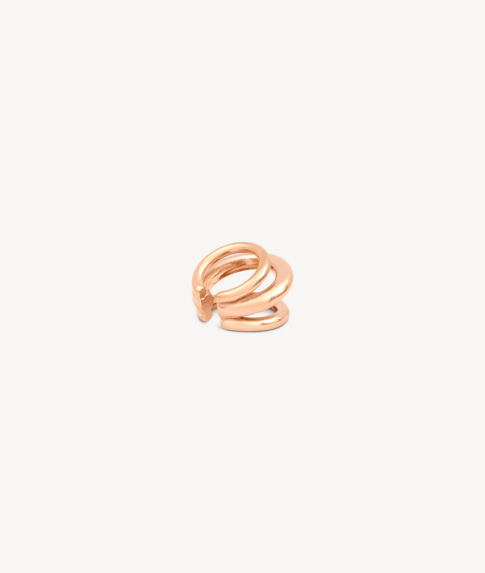 Earcuff triple or rose APEX RG ouverture 3.5MM