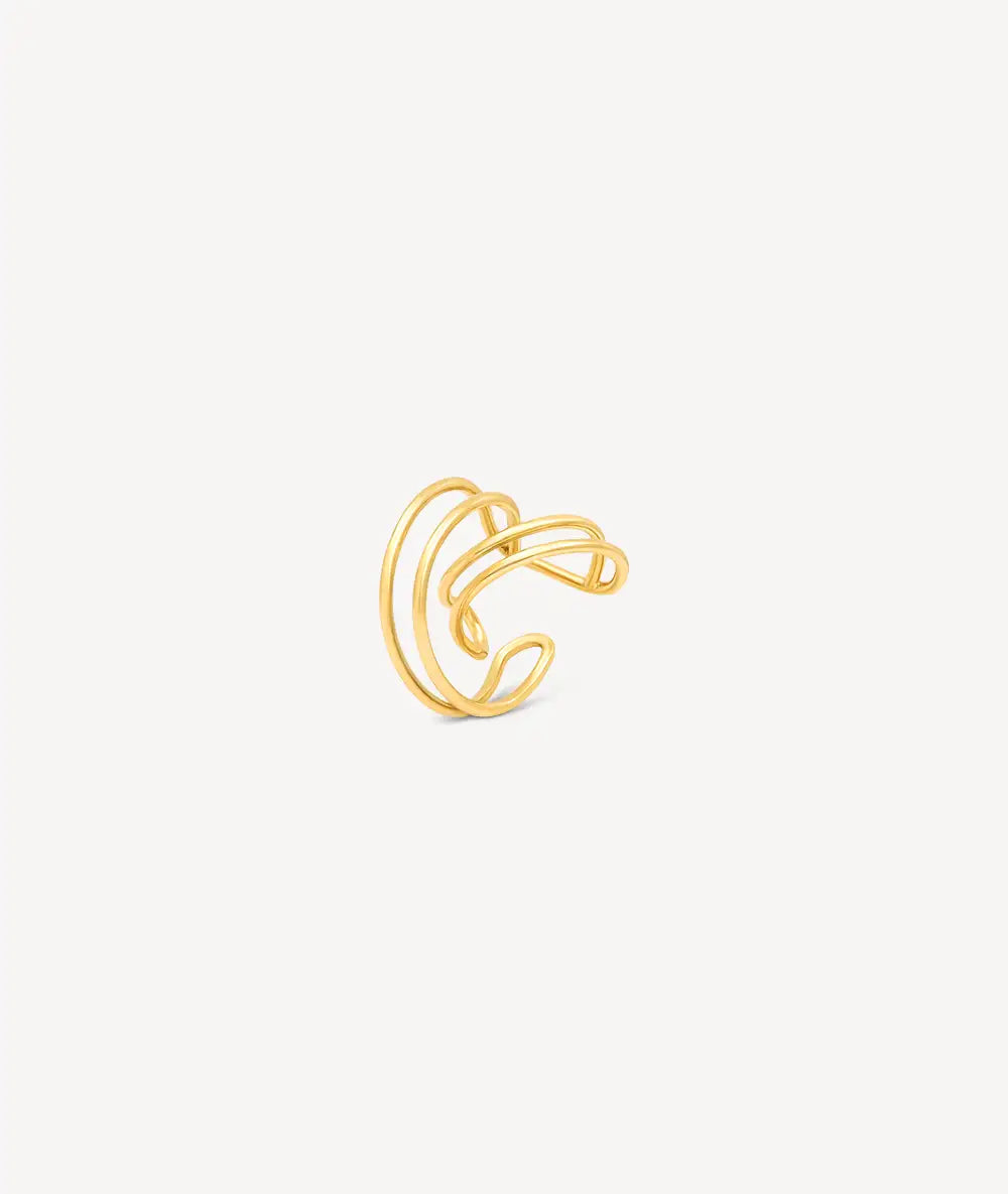 Ear cuff double doré VENUS G