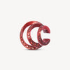 Ear cuff triple rouge zircons rouges Yaz R