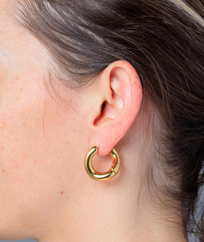 Avery G Gold Hoop Earring - YParis