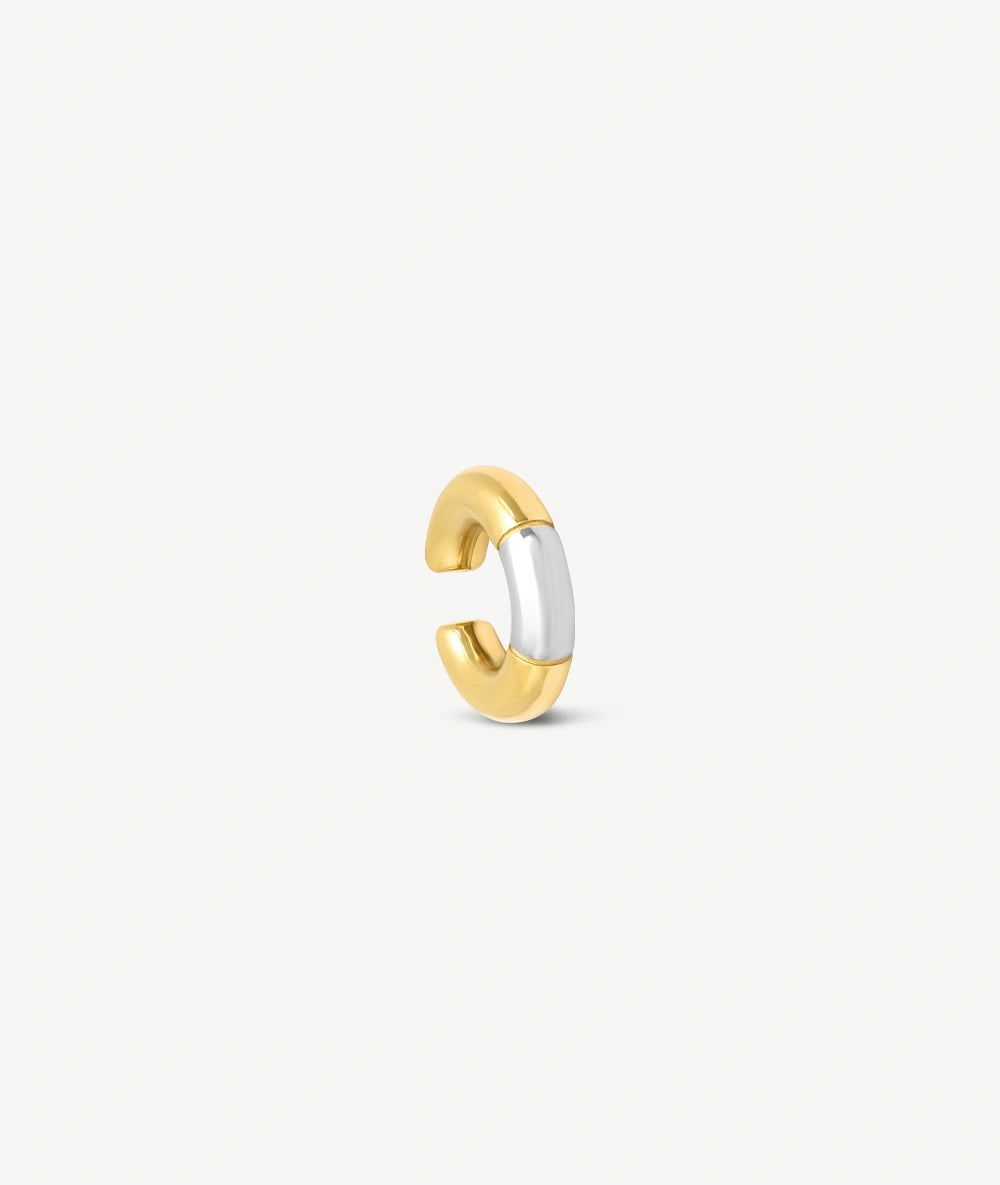 Ear cuff rond bicolore Bowie BI
