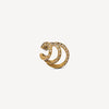 Ridley Star VG triple gold and champagne zirconia vintage effect ear cuff